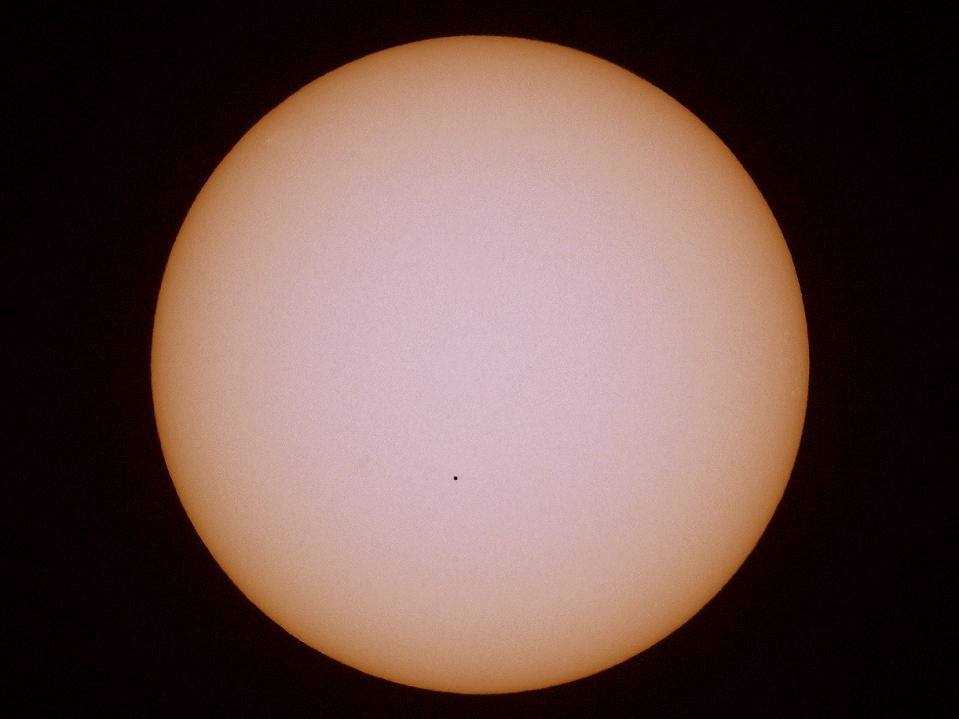 Mercury size again the Sun