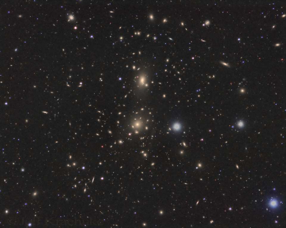 Coma Galaxy Cluster by Jeff Kraehnke 