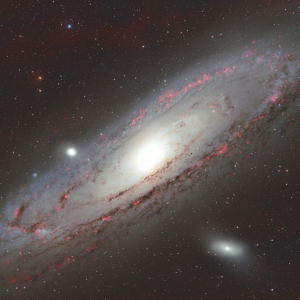 Andromeda Galaxy/M31 in LRGBHaOIII by Chad Andrist 