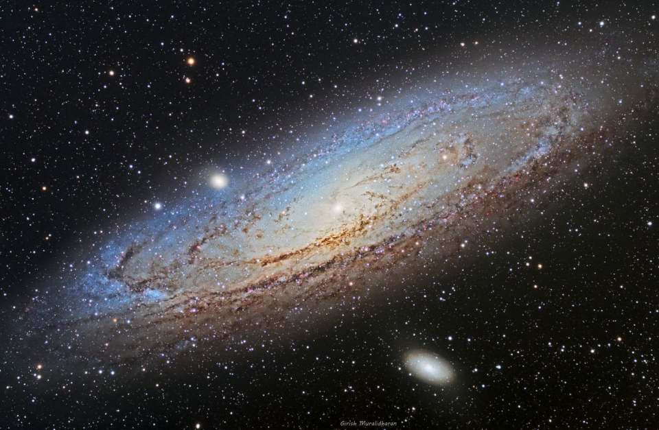 The Andromeda Galaxy by Girish Muralidharan 