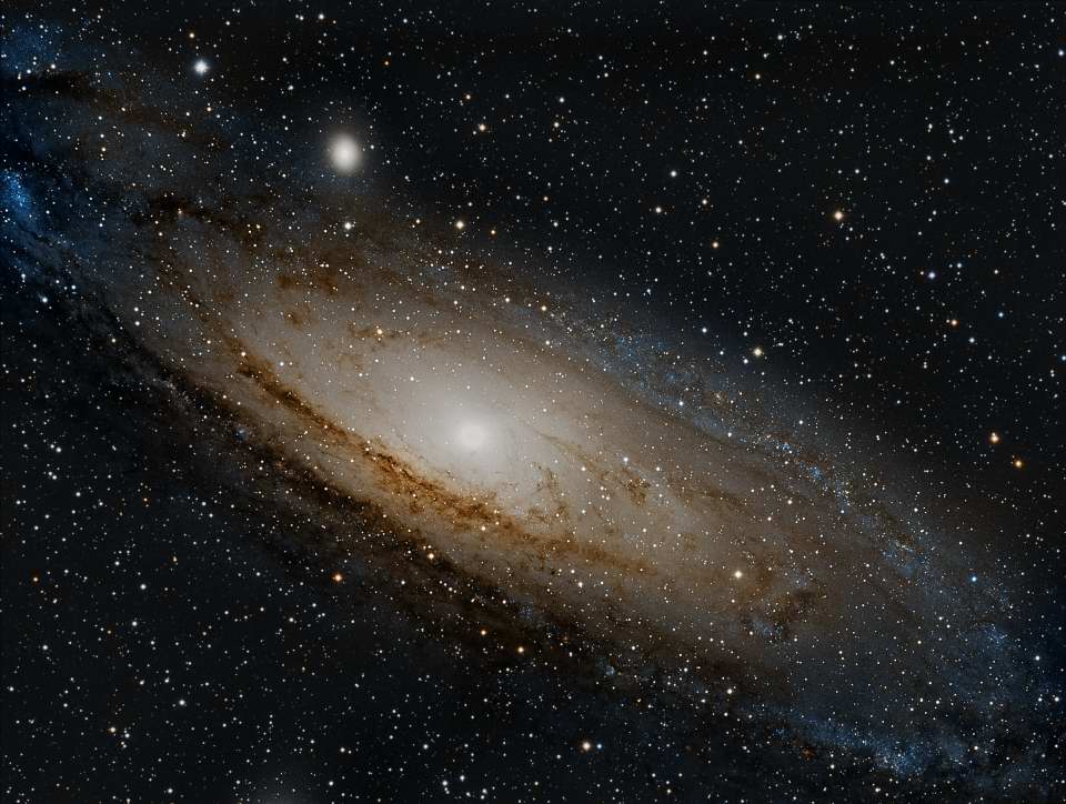 M31 - The Andromeda Galaxy by Dennis Roscoe 