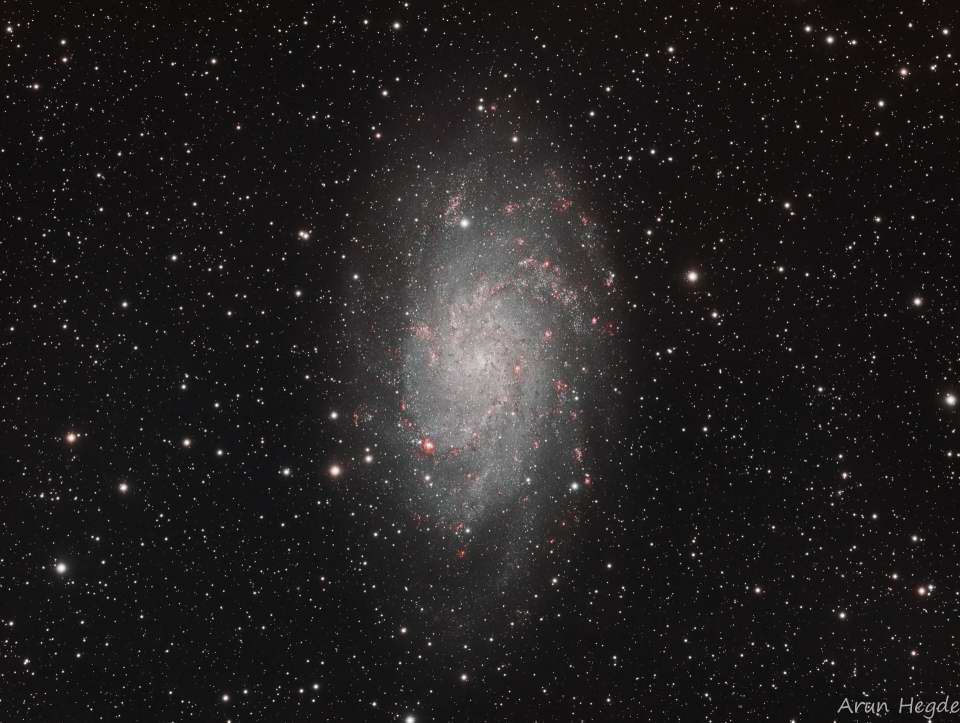 M33 - The Triangulum Galaxy by Arun Hegde 