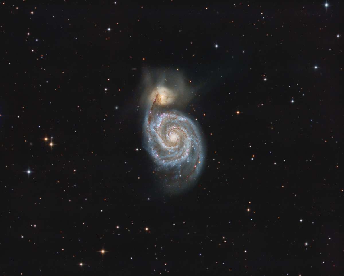 Whirlpool Galaxy - M51 by Gabe Shaughnessy 