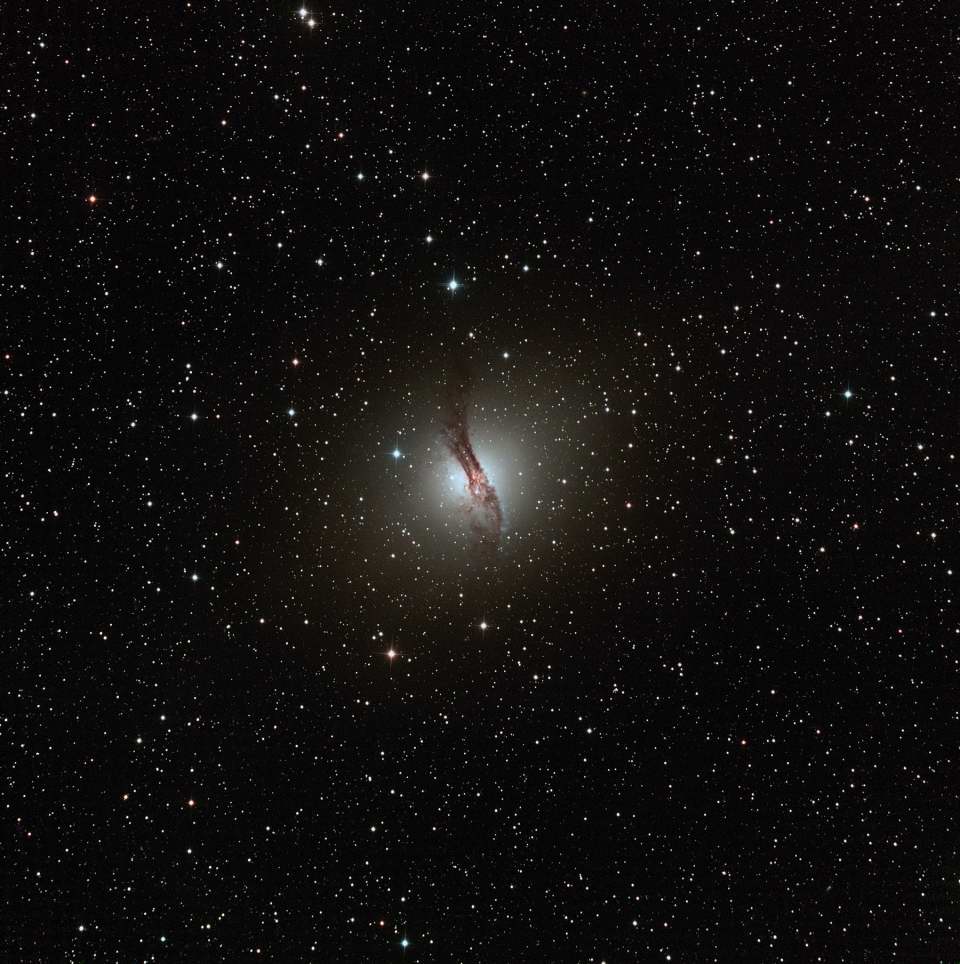 NGC 5128 - Centaurus 
		A by Tom Schmidtkunz 
