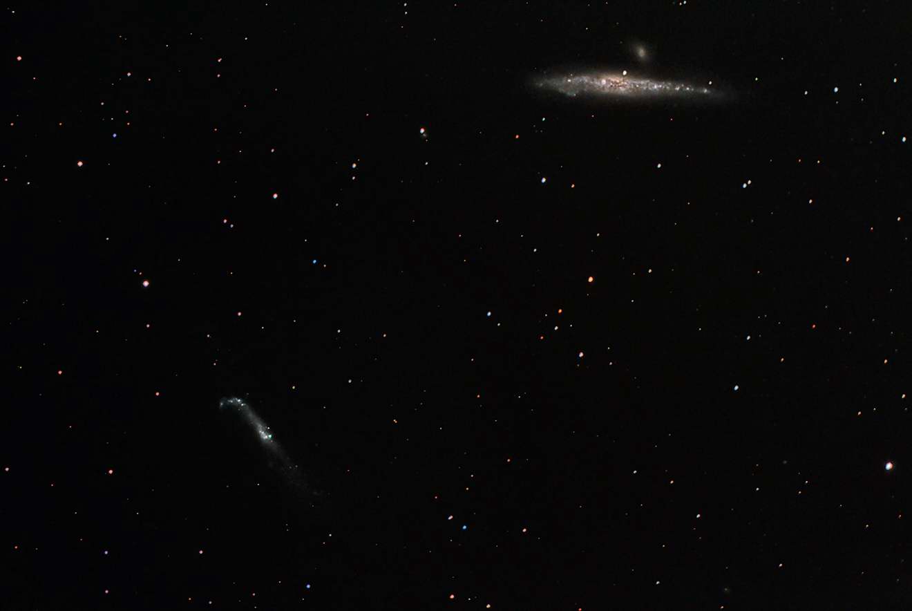 The Whale and the Crowbar - NGC 4631 and NGC 4657 4657