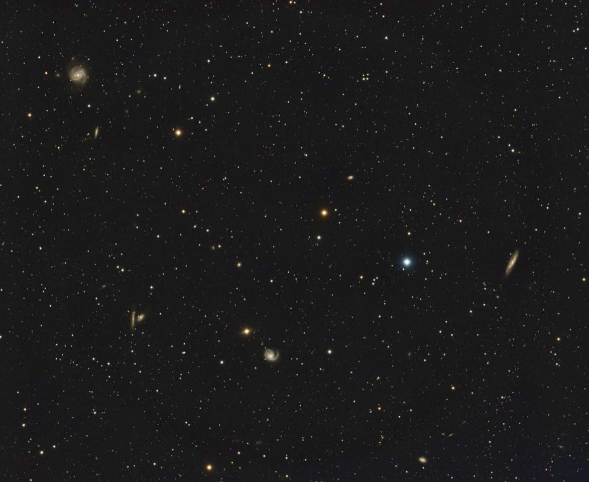 Virgo Galaxy Clusters - M100, M99, M98 by Gabe Shaughnessy 