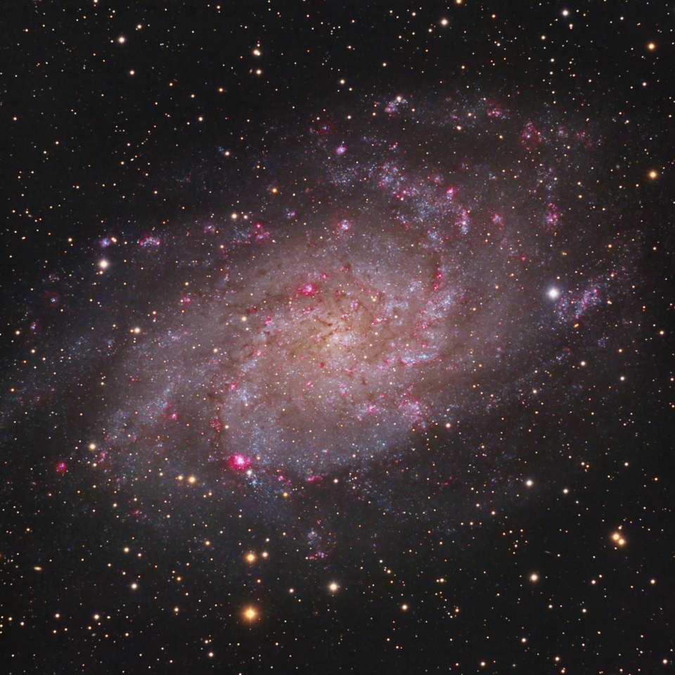 M33 - Triangulum Galaxy by Gabe Shaughnessy 