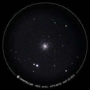 Unistellar eVscope - M53