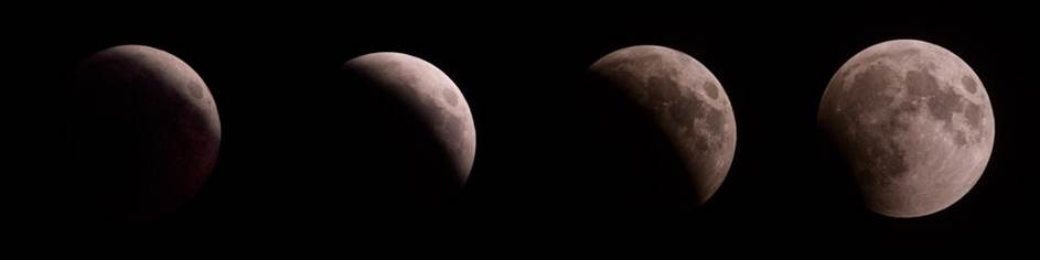 Total Lunar Eclipse - Partial Phases