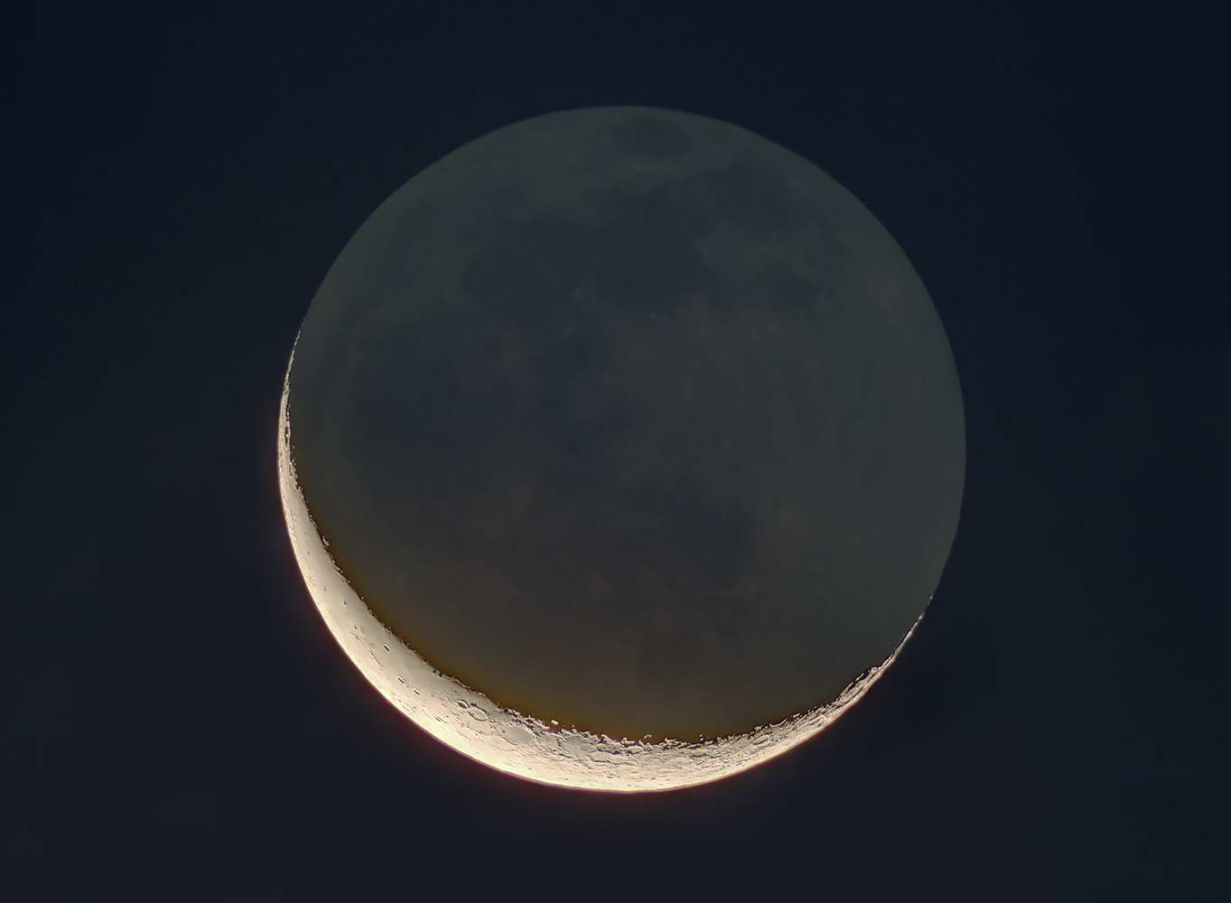 Crescent Moon by John Asztalos 