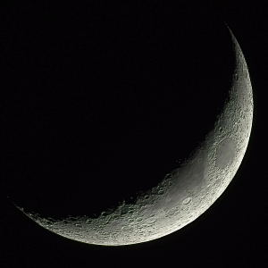 May Waxing Crescent Moon by Matthew Ryno 