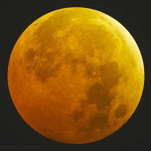 Total Lunar Eclipse of the Worm Moon by Ron Lundgren 