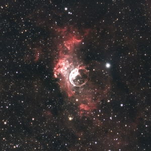 The Bubble Nebula by Christopher Strandt 