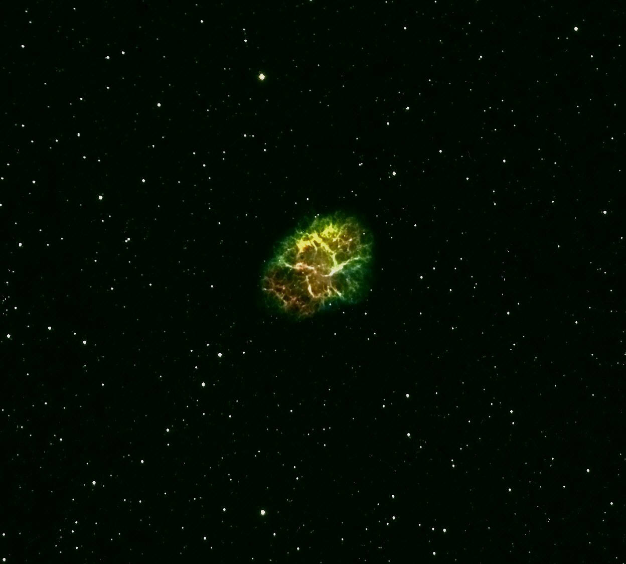 M1 - Crab Nebula  by Dennis Roscoe 