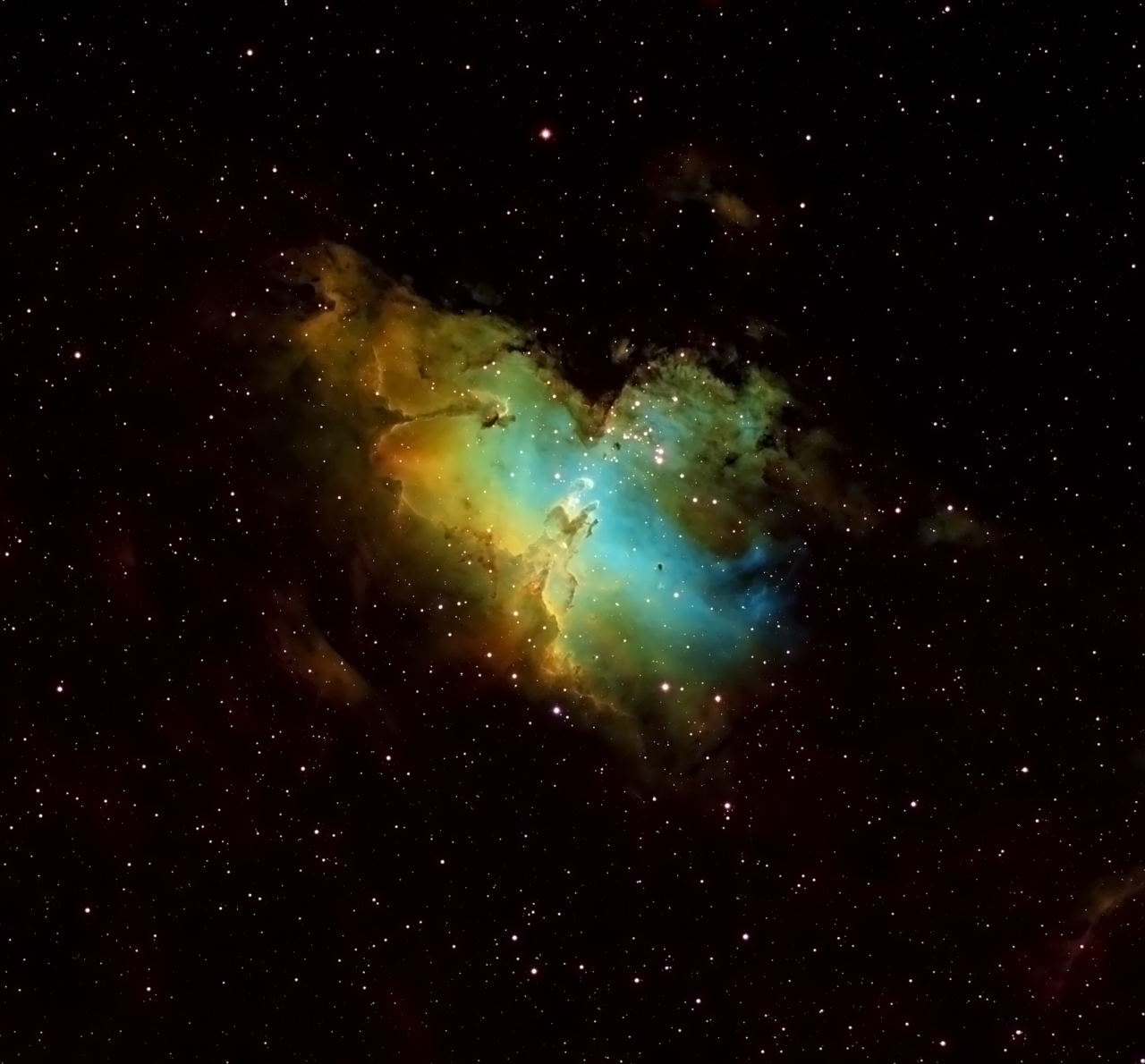 M16 - Eagle Nebula by Dennis Roscoe 