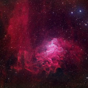 IC 405 in RGB by Arun Hegde 