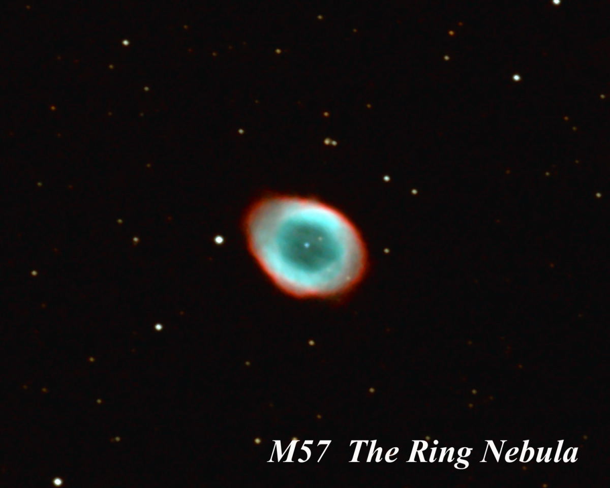 M57 
		- Ring Nebula<br>
		 by Paul Borchardt 