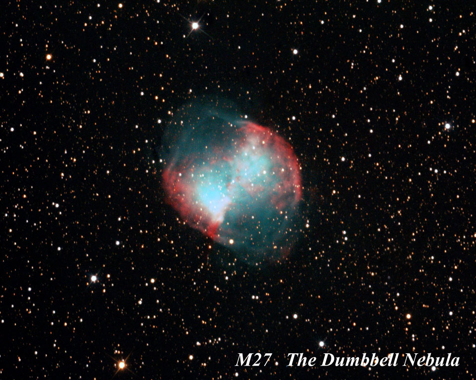M27 
		- Dumbbell Nebula by Paul Borchardt 