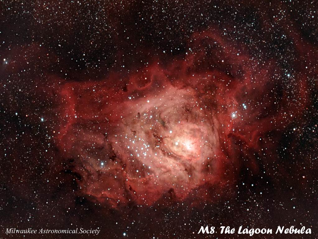 M8 - The Lagoon Nebula by Paul Borchardt 