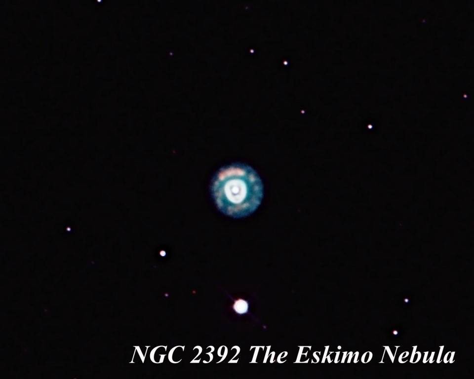 NGC 
		2392 - The Eskimo Nebula<br>
		 by Paul Borchardt 