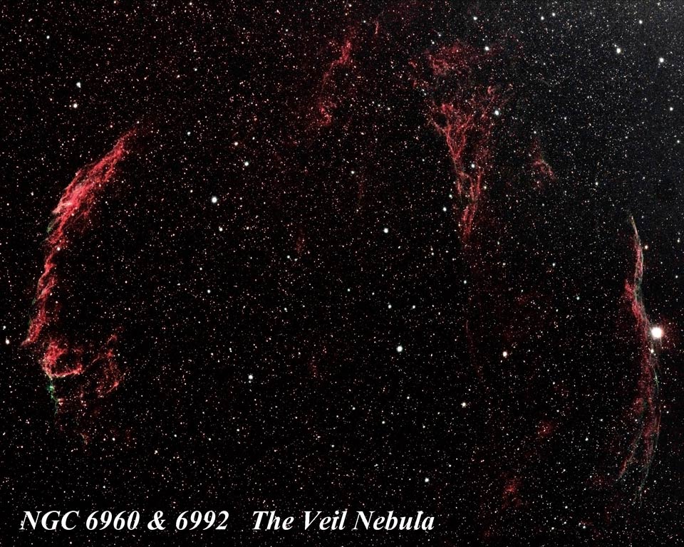 NGC 6960 / 6992 - Veil Nebula by Paul Borchardt 