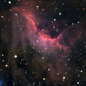 A close up of the Pelican Nebula by Christopher Strandt 