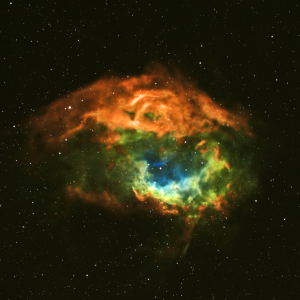 Sh 2-261/Lower's Nebula OSC narrow-band imaging in SHO palette by James Nelson 