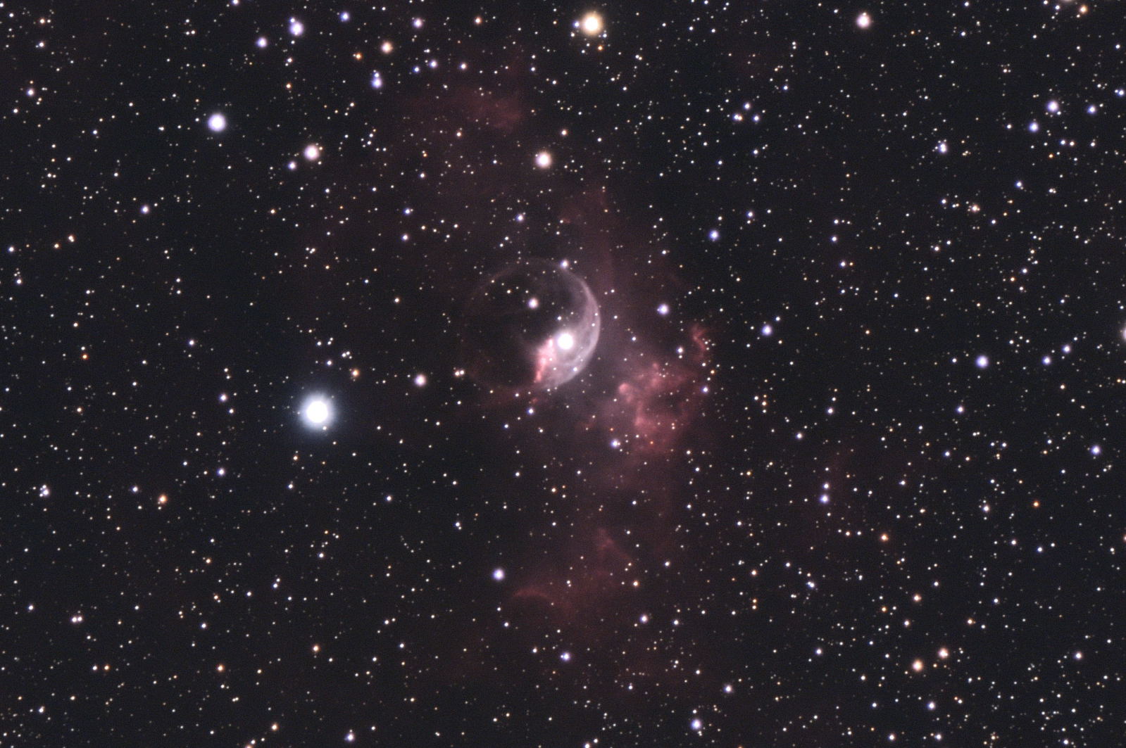 The Bubble Nebula by Christopher Strandt The Bubble Nebula
