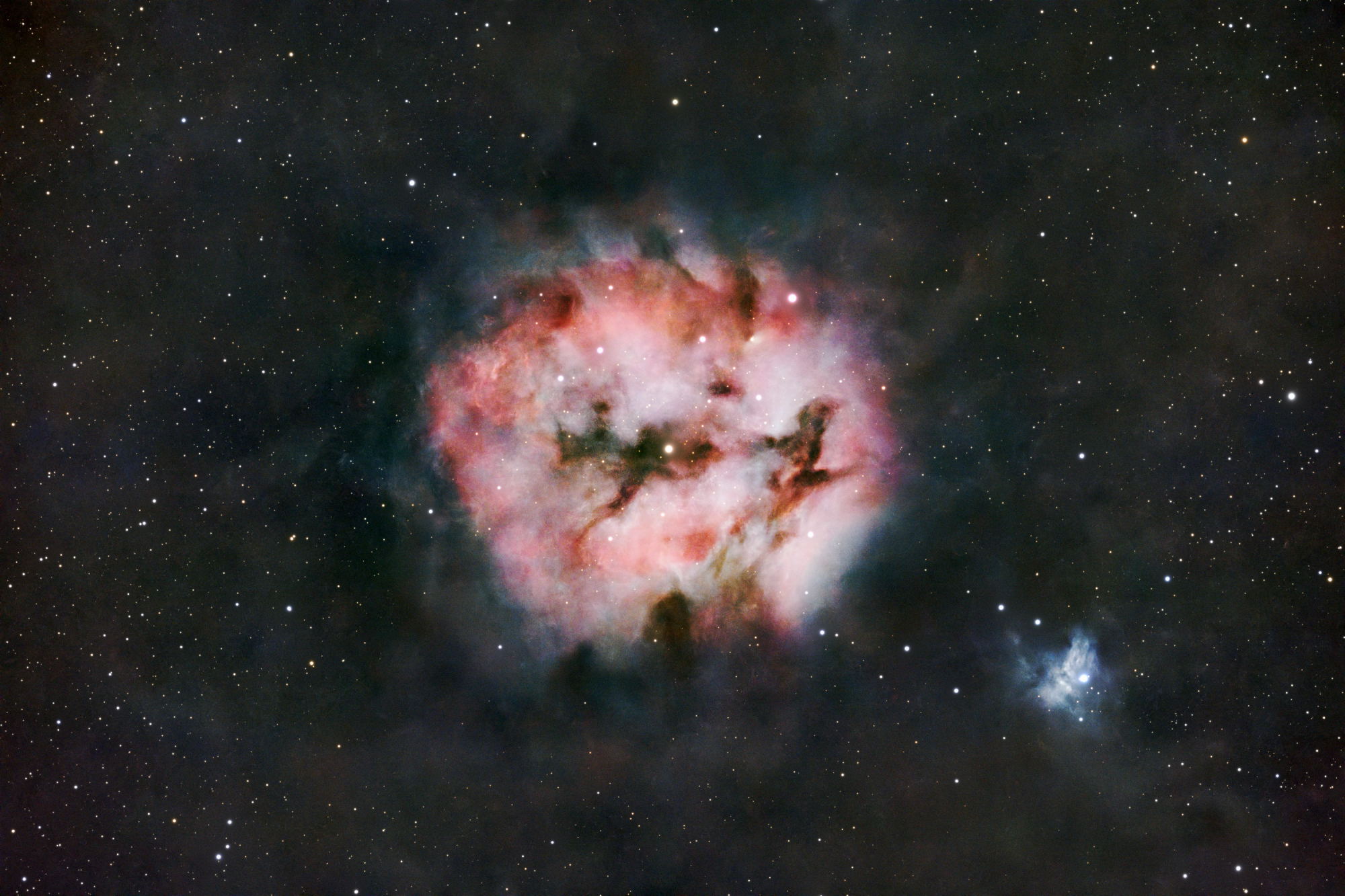 The Cocoon Nebula (IC 5146) and Star Cluster (Collinder 470) by Christopher Strandt The Cocoon Nebula (IC 5146) and Star Cluster (Collinder 470)