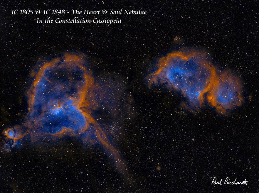 Heart & Soul Nebulas by Paul Borchardt 