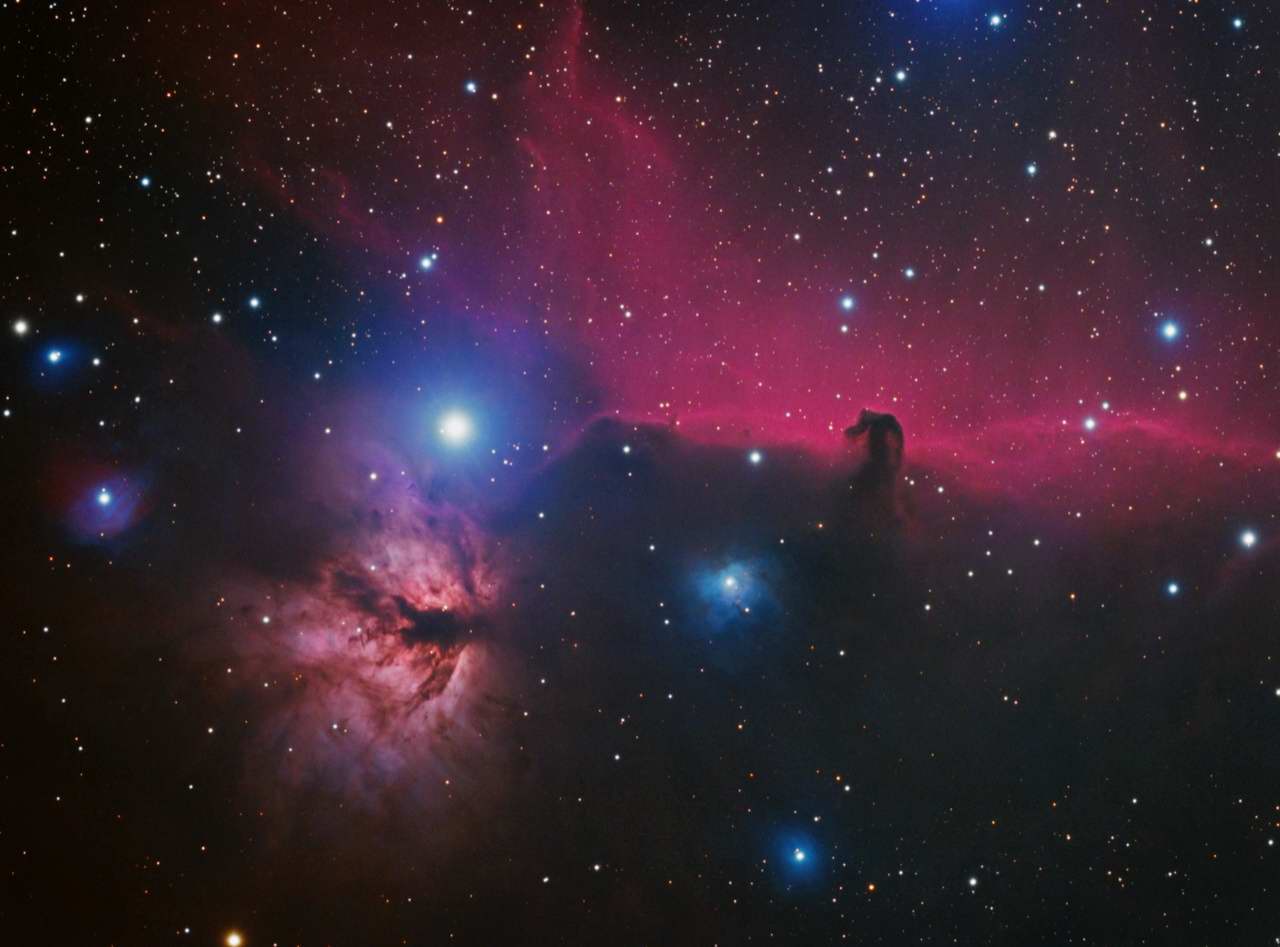 Horsehead & Flame Nebula by Gabe Shaughnessy 