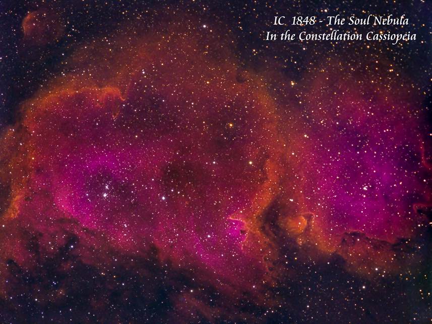 IC 1848 - The 
		Soul Nebula   by Paul Borchardt 