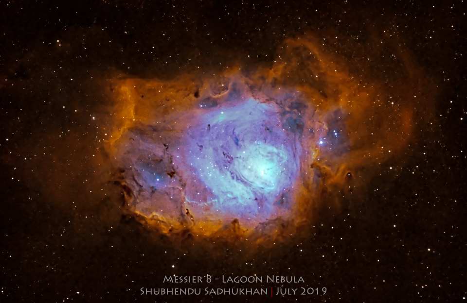 M8 - Lagoon Nebula by Shubhendu Sadhukhan 