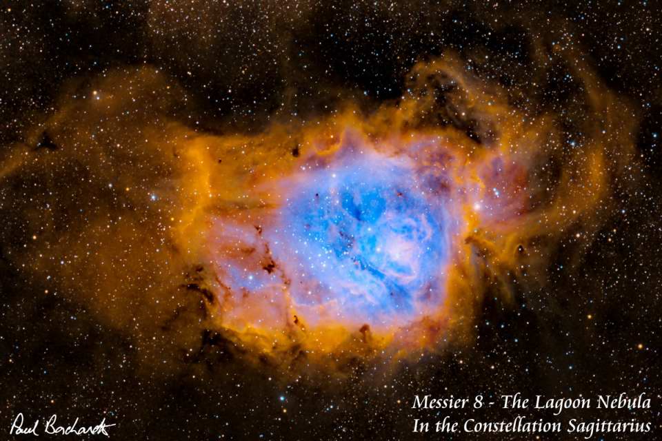 M8 - Lagoon Nebula by Paul Borchardt 