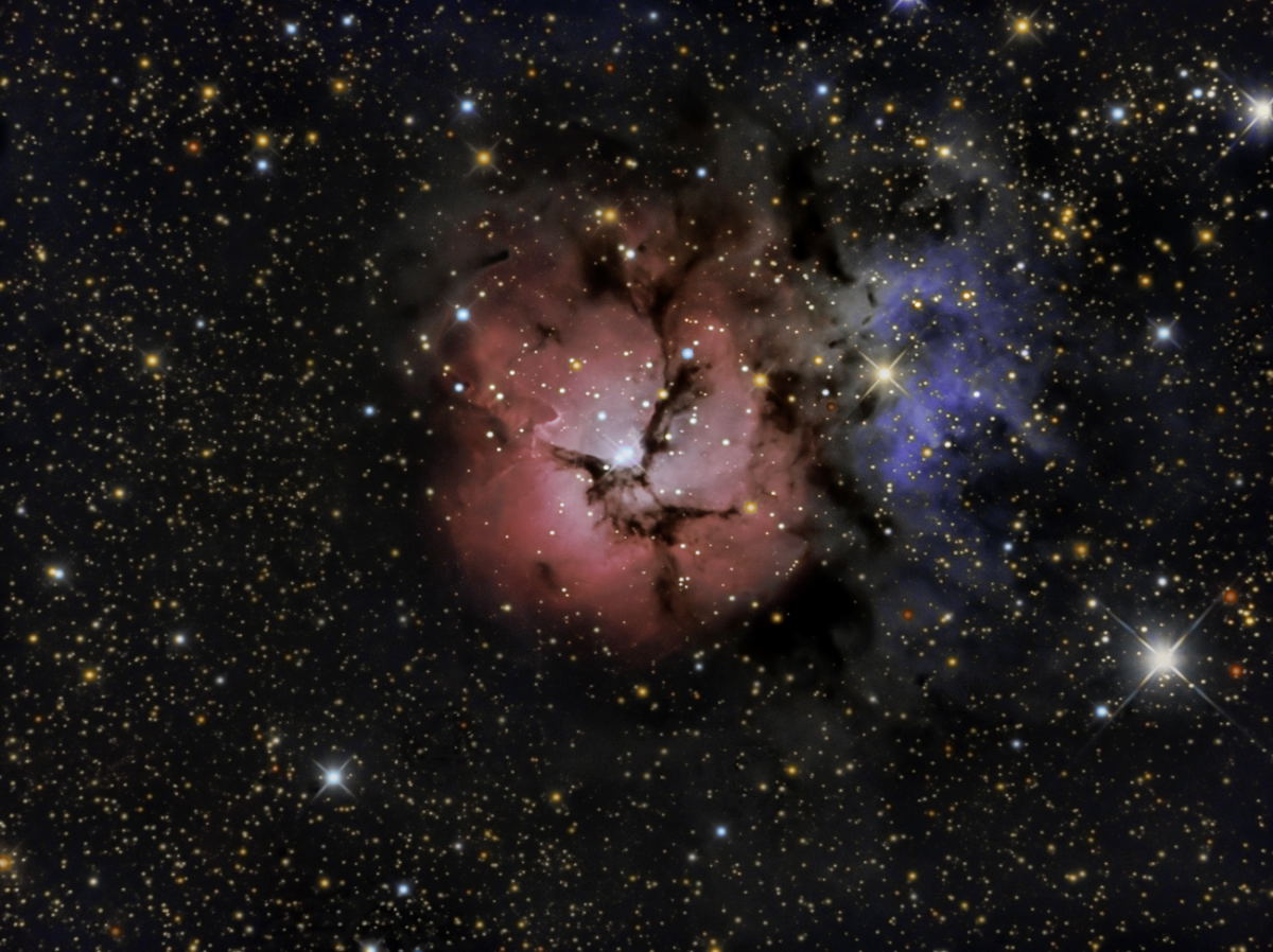 M20 - Trifid Nebula<br>