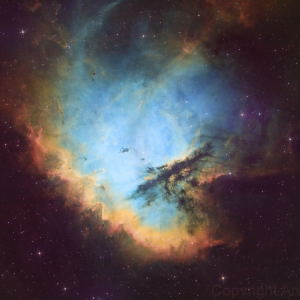 NGC 281 - The Pacman Nebula by Arun Hegde 