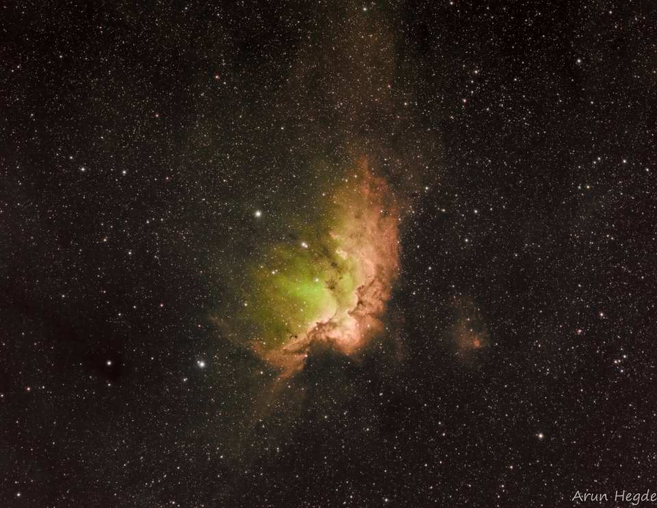 NGC 7380 - The Wizard Nebula by Arun Hegde 