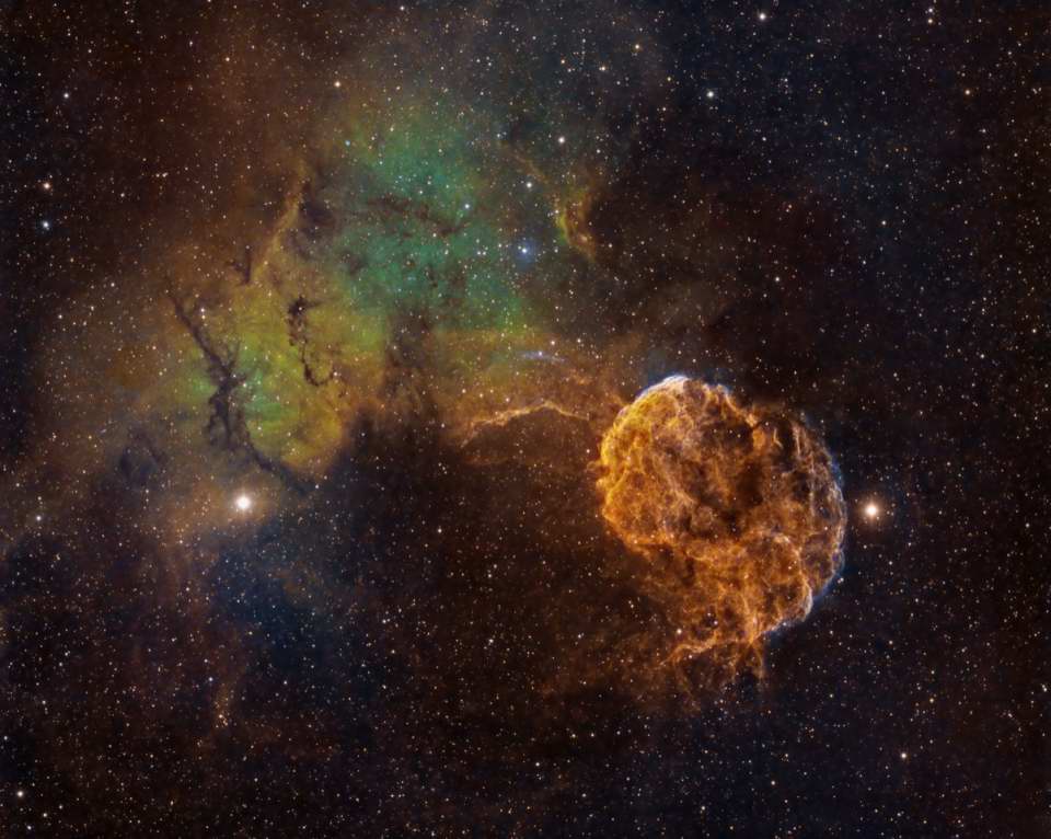 The Jellyfish Nebula and Friends by Gabe Shaughnessy 