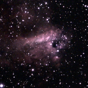 M17/Omega Nebula with eVscope2 by Chris Kuehl 