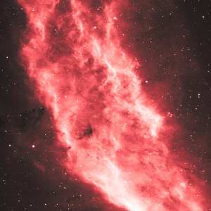 California Nebula (NGC 1499) in H-Alpha by William Gottemoller 