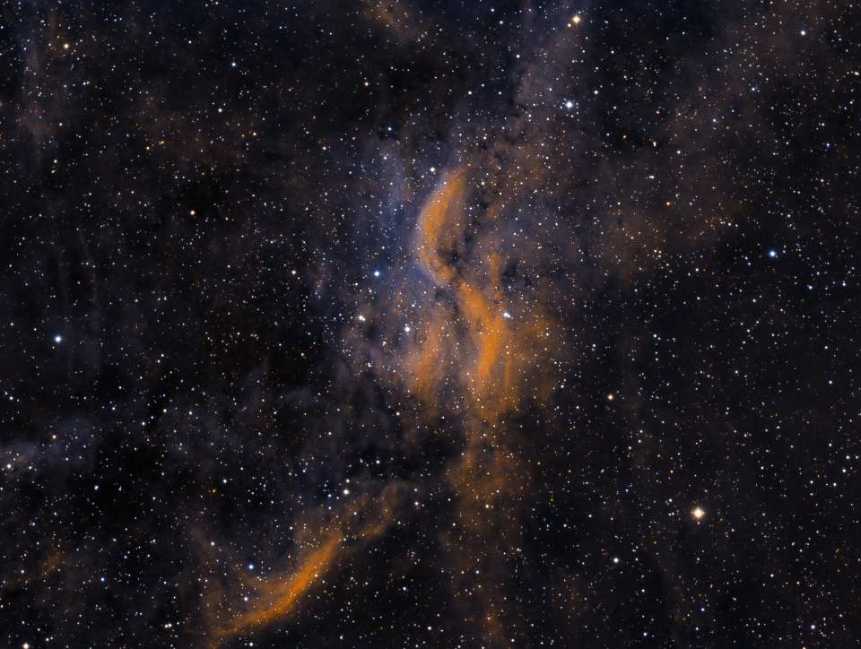 Propeller Nebula by Dennis Roscoe 