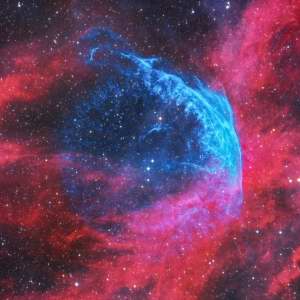 Wolf-Rayet 134 in Cygnus by Chad Andrist 