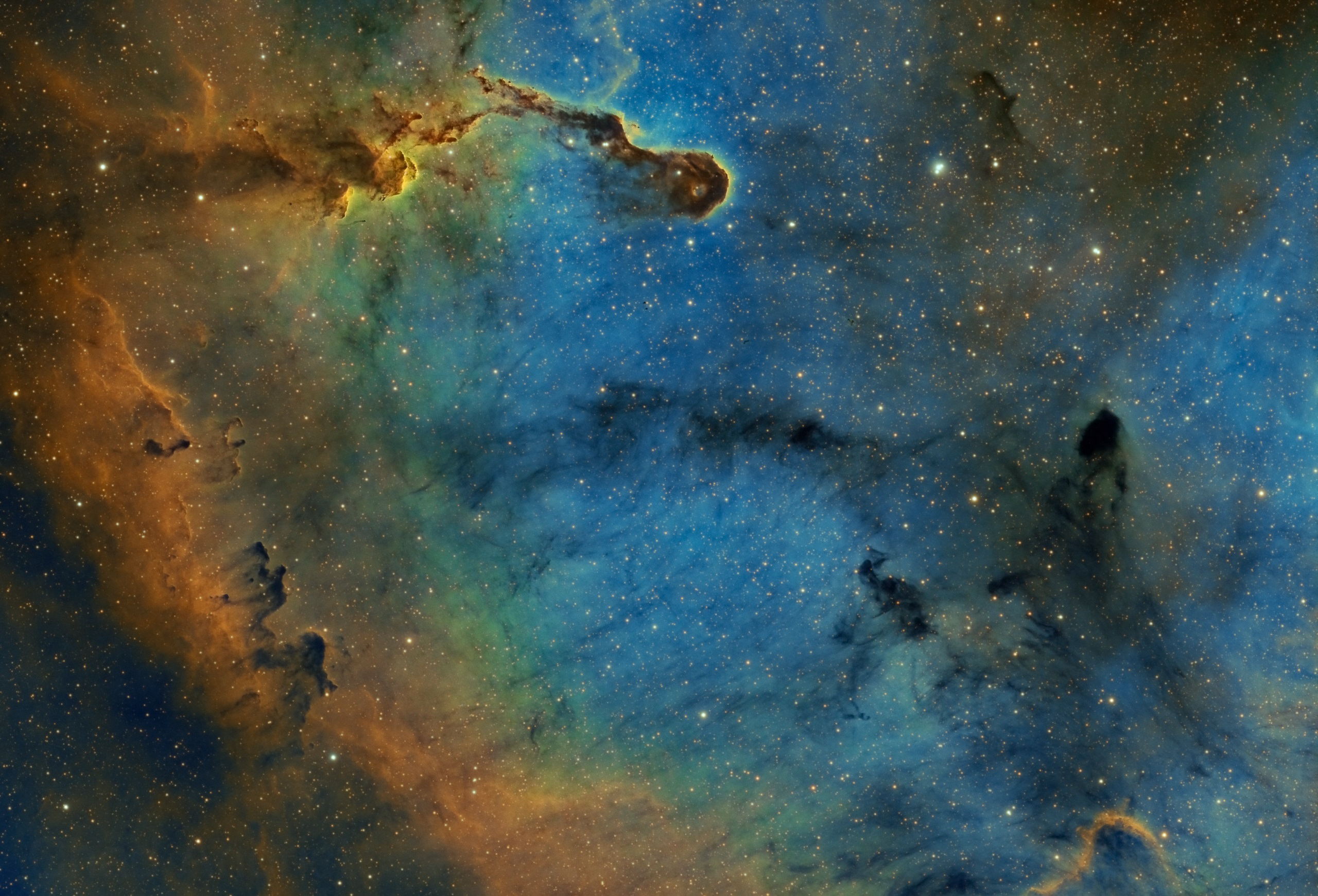 IC 1396 Elephant's Trunk Nebula (SHO)