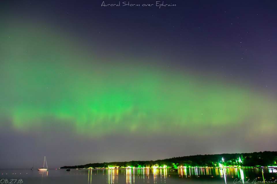 Aurora - From 
		Epraim, Door County, WI  by Chad Andrist 