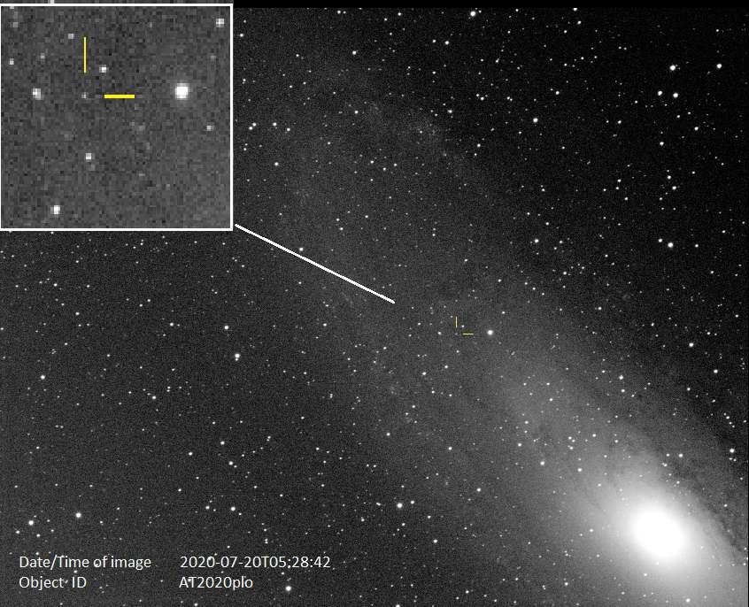 M31 Supernova - AT2020plo by Daniel Herrman 