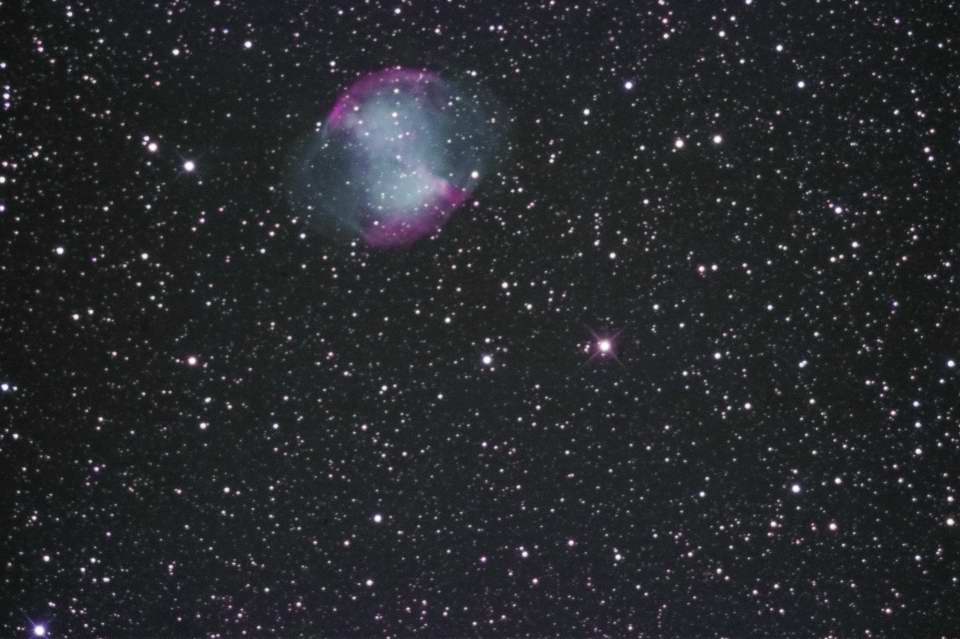 M27 - Dumbbell Nebula by William Gottemoller 
