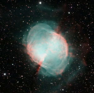 M 27 Dumbbell Nebula by Ron Lundgren 