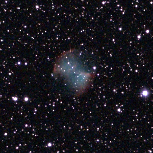 Dumbbell Nebula/M10 with eVscope2 by Chris Kuehl 