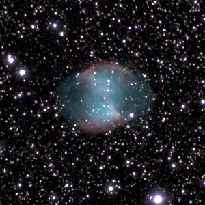 Dumbbell Nebula, M27, ev1 60 minutes