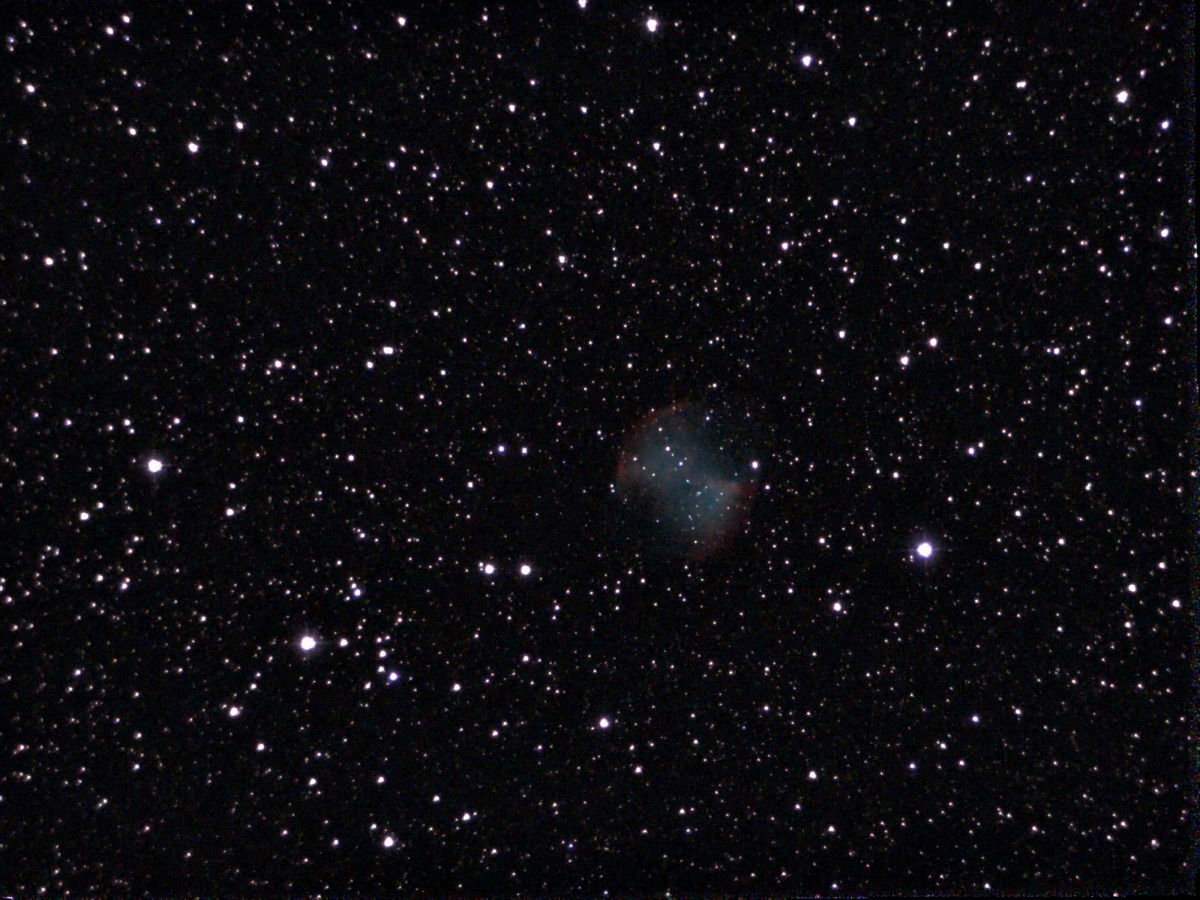 Dumbbell Nebula/M10 with eVscope2